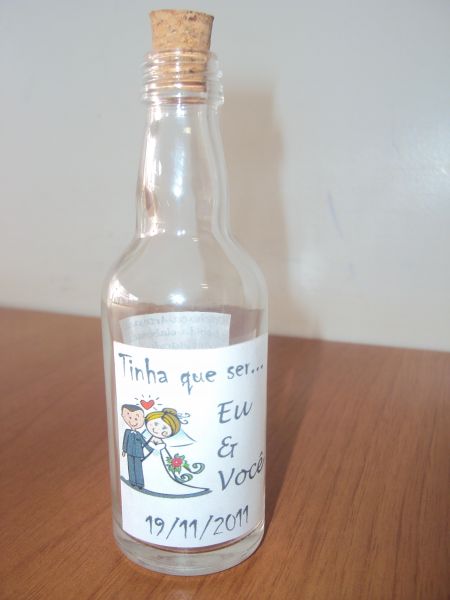 Mini garrafa personalizada 50 ml